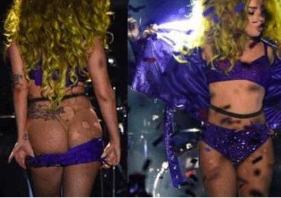 Лейди Гага си събу гащите на концерт в Манхатън