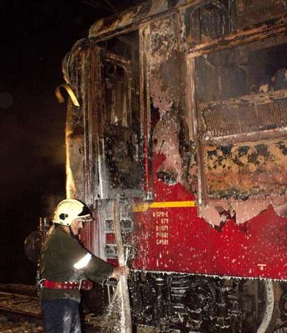 Машинистът на влака загинал в огнения ад?