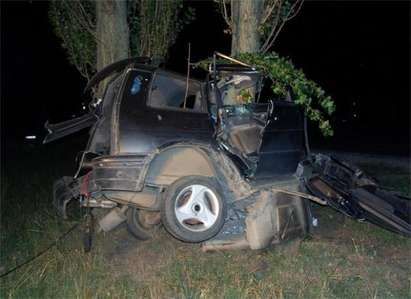Шофьор загина на място след удар в дърво