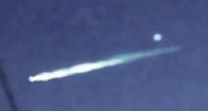 Метеорит пада в Калифорния, снимаха и НЛО?
