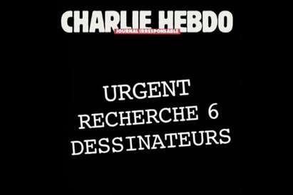 "Шарли ебдо": Спешно търсим шестима карикатуристи