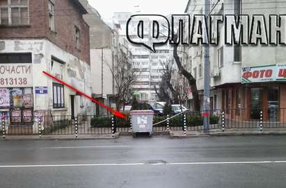 Въпрос с повишена трудност: Как да изхвърлим боклука в този казан на бургаския бул. "Стефан Стамболов"?