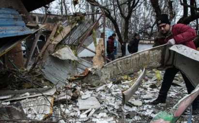 Високите блокове в Донецк се клатели като картонени от чудовищния взрив