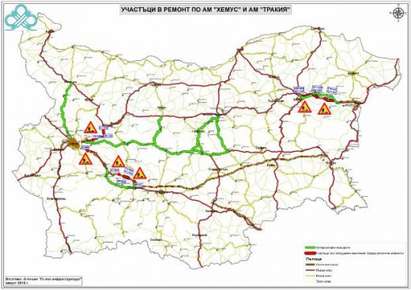 Започват нови ремонти по АМ „Тракия” от 7-ми септември