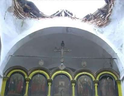 Църква остана без купол заради дъждовете и некачествен ремонт на покрива