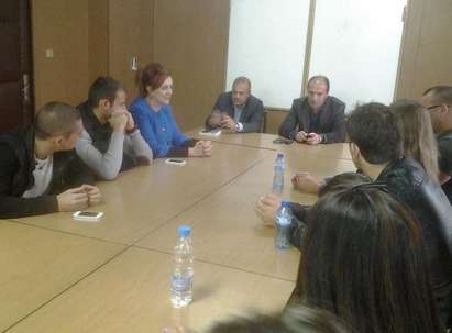 Студенти се срещнаха с ръководството на МВР-Бургас