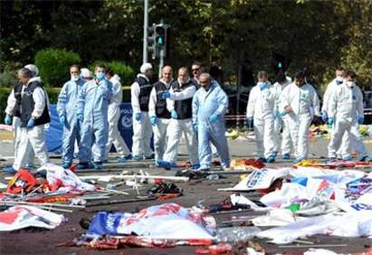Очевидец на атентата в Анкара: Неописуемо - кръв навсякъде, парчета от тела