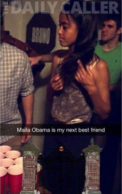 Издънка: Спипаха 17-годишната щерка на Обама на алкохолно парти (СНИМКА)