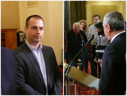 Само във „Флагман”! Живко Табаков в парламента – гледа страховит сблъсък между Сашо Диков и Валери Симеонов! (снимки)
