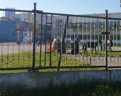 Роми нахлуха с каручка в училищен двор, учител по физическо опита да ги изгони