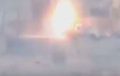 Уникално ВИДЕО: Боец на "Хизбулла" в Сирия се изплъзна ловко от US-противотанкова ракета