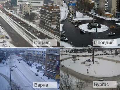 Вижте как се справиха с почистването в големите ни градове