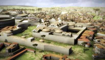 Историци показаха Древния Рим такъв, какъвто още никой не го е виждал (видео)