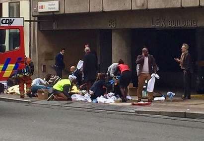 Човек на „Флагман” предава от Брюксел: Линейки летят към взривената метростанция "Малбек", тежка охрана пред американското посолство (СНИМКИ)
