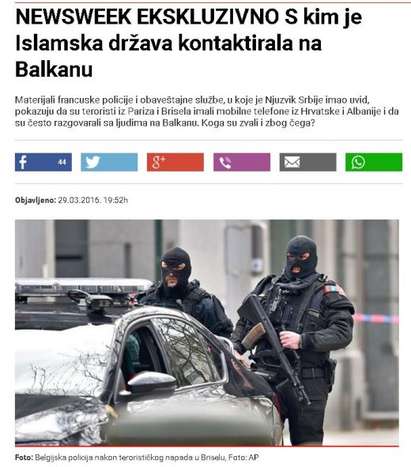 Сръбско издание гръмна: В България и Хърватия се планират терористични атаки!