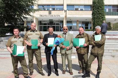 Наградиха горски инспектори от Бургас за отлична работа