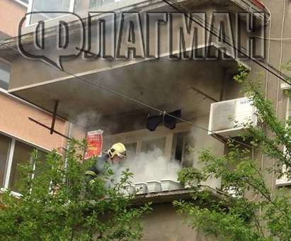 Газова бутилка запали апартамент на ул. „Шейново” 78 – в центъра на Бургас