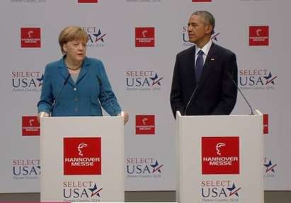 Обама агитира в Германия: Купувайте американски стоки