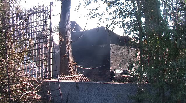 Вижте руините след пожара на стадион „Черноморец“ (ВИДЕО)
