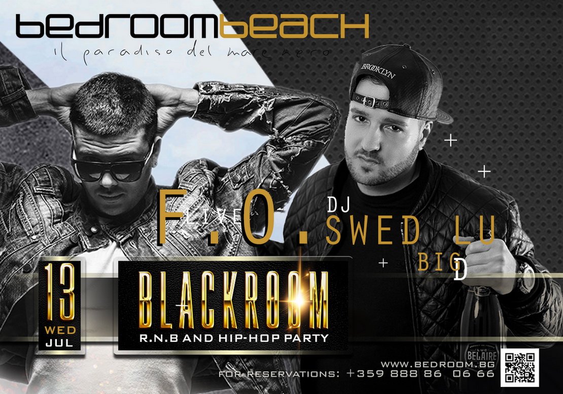Bedroom Beach Club открива BLACKROOM R`N`B Concerts