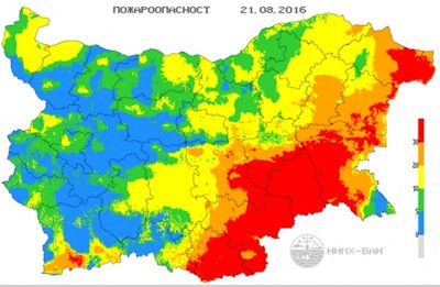 Внимание! Обявиха опасност от пожари в Бургаско