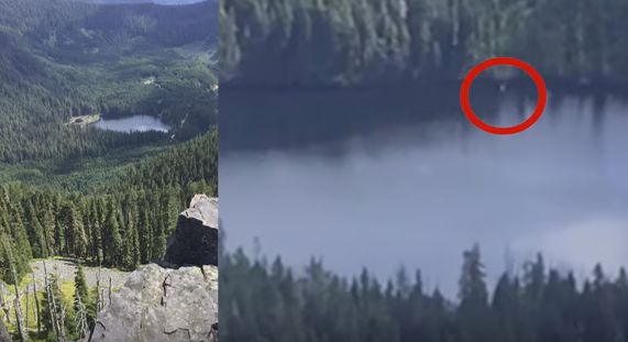 Снимаха НЛО над американско езеро
