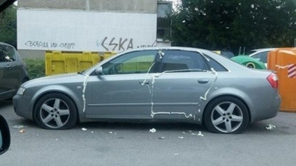 Бургаско отмъщение застигна и софиянци: Вижте как наказаха шофьор, паркирал на чуждо място
