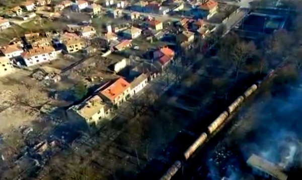 26 жилищни сгради в Хитрино са напълно разрушени след взрива на товарния влак