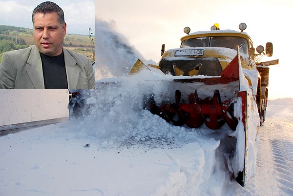 Шефът на Пътното в Бургас Митко Порязов: 154 машини чистиха пътищата в областта