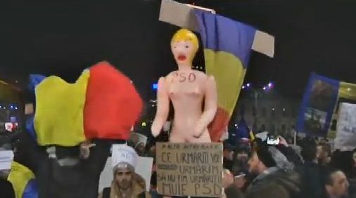 250 000 румънци протестираха срещу законите, приети от крадци