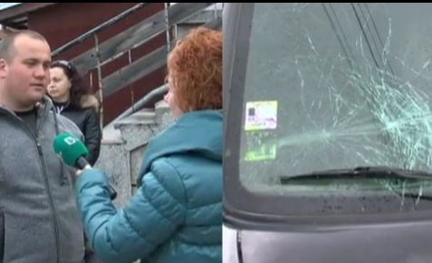 Трима вандали строшиха стъклата на 30 автомобила (ВИДЕО)
