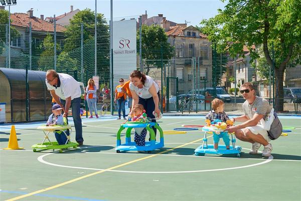 Бебета маратонци и мотористи с проходилки на трасето в Поморие