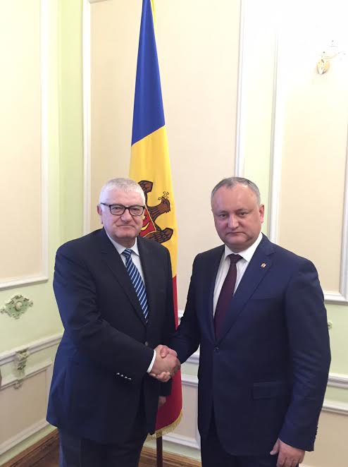 Бургаският депутат от БСП Петър Кънев се срещна с президента на Молдова