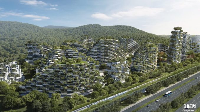 Китай вече строи първия си „град-гора“