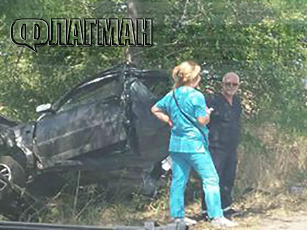 Трагедия! Катастрофата край с. Медово взе жертва, шофьорът почина на място след удара в дървото