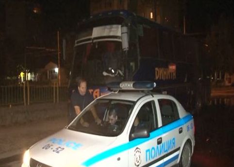 Бургаски автобус се запали във Враца