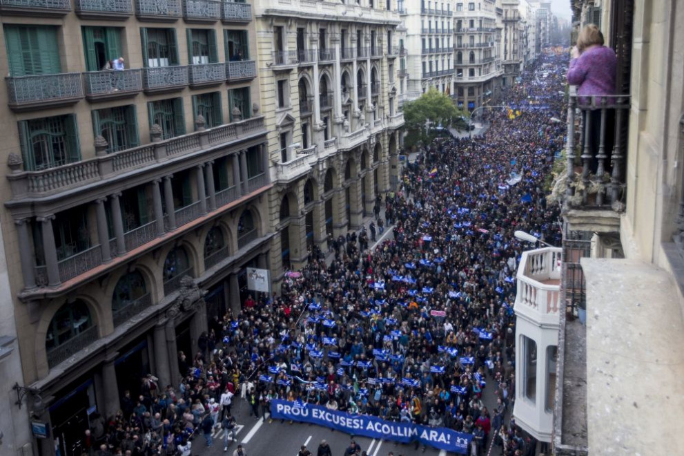 Наскоро 200 000 в Барселона демонстрираха за повече бежанци, днес те им благодариха