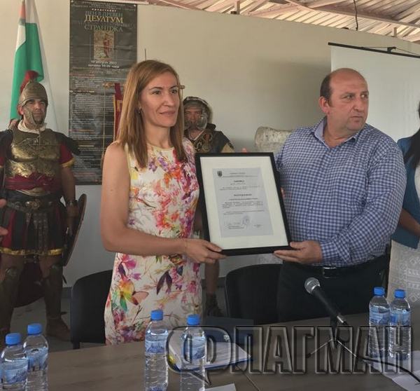 Николина Ангелкова с отлична идея за развитието на туризма в Странджа, кметът на Средец я подкрепи