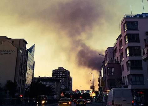 Изгасиха пожара край ТЕЦ в Пловдив