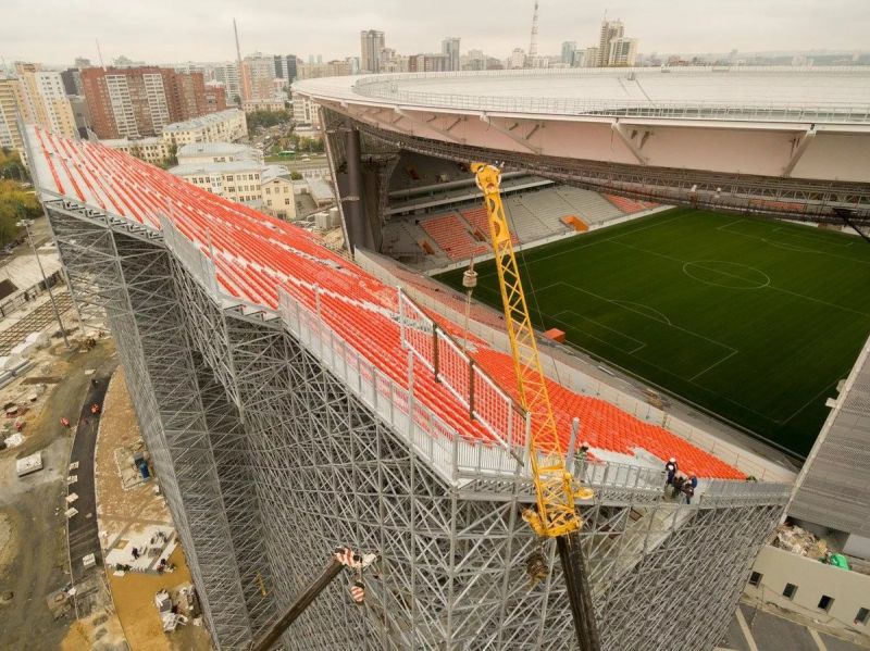 Руската инженерна мисъл роди трибуни извън стадион на Мондиал 2018