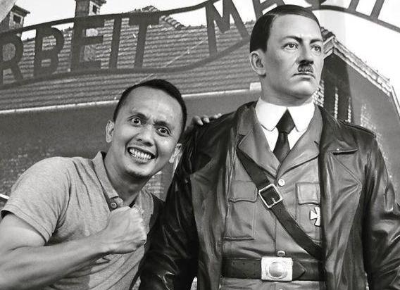 Махнаха восъчна фигура на Адолф Хитлер от музей в Индонезия