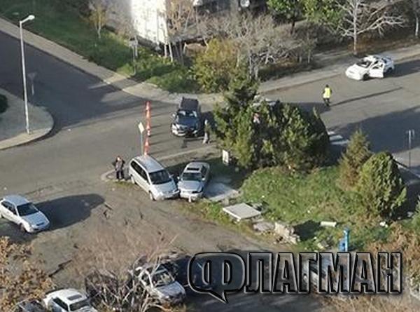 От последните минути: Тежка катастрофа в бургаския ж.к."Изгрев", джип и два автомобила се смляха