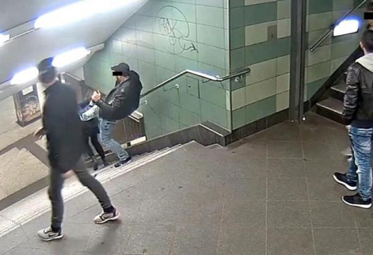 Тежко възмездие застигна изрода Светослав, който нарита млада жена в берлинското метро