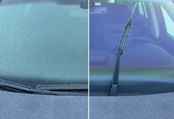 С това малко трикче ще размразите най-лесно стъклото на колата си