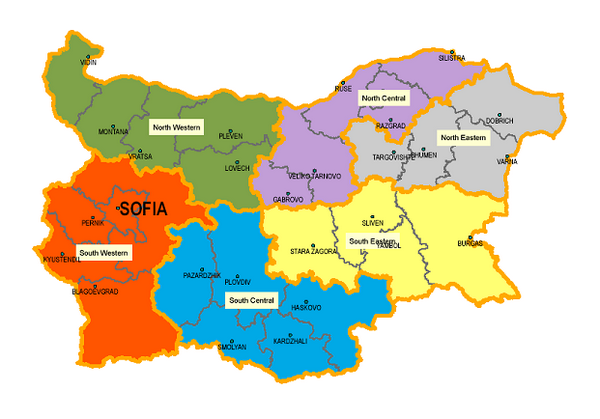 Вижте трите варианта за ново райониране на страната, Бургас "поглъща" всичко до Стара Загора