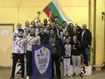 Младите фехтовачи на „Корсар“ направиха силно представяне на Държавното първенство