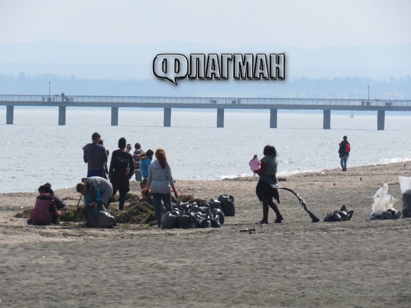 Изхвърлиха над 50 тона боклук от Северния плаж в Бургас, подготвят ивицата за Лято 2018 (СНИМКИ)