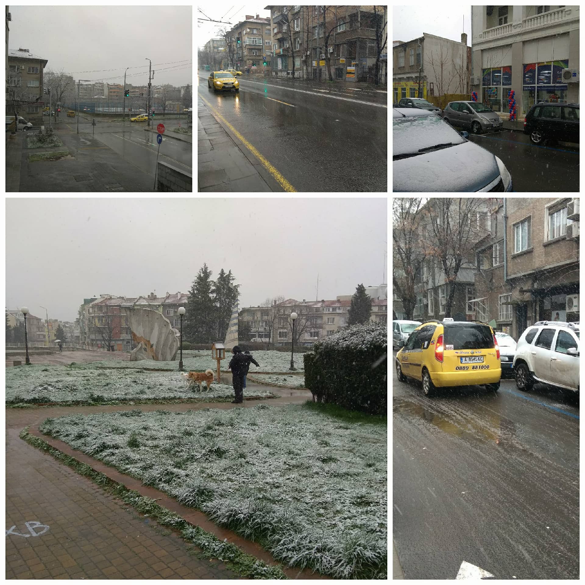 Какво ще е времето в Бургас днес? Сняг ще се сипе до 17 часа, после обръща на дъжд