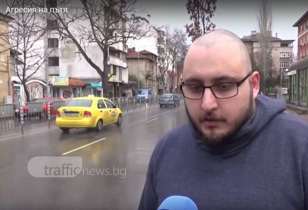 Мъж с джип връхлетя на бой на таксиджия! Заплаши го с убийство (ВИДЕО)