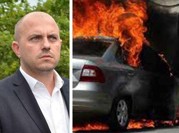 Пожар унищожи колата на ексдепутата Стефан Кенов в Карнобат, умишлен палеж ли е?